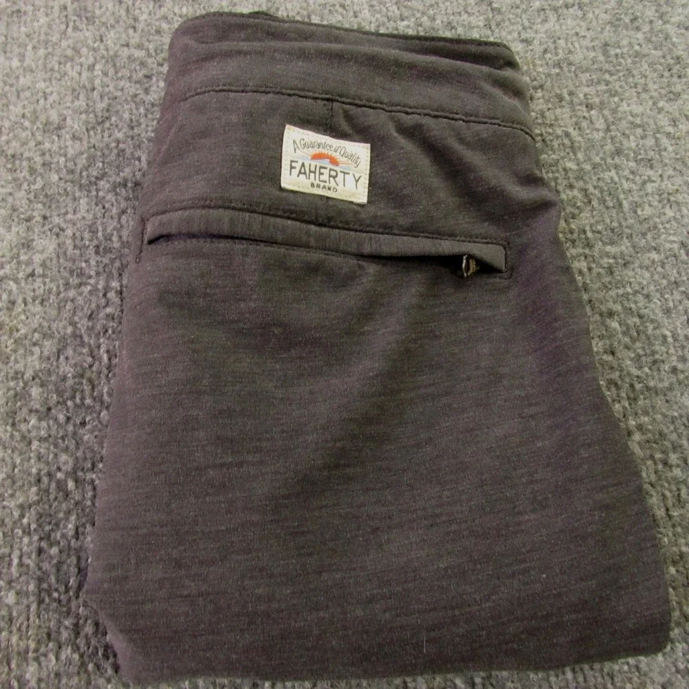 Faherty All Day Shorts Mens 30 Charcoal Grey Hybrid Stretch Boardshorts MSC0007